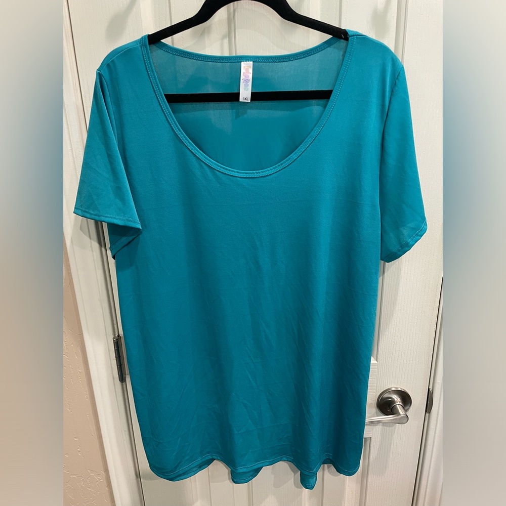Lularoe top teal 3XL
